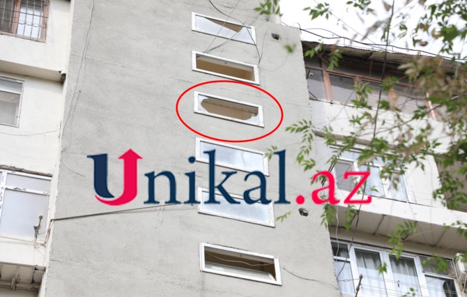 Bakıda oğlunu öldürən qadın özünü binadan atdı - FOTOLAR