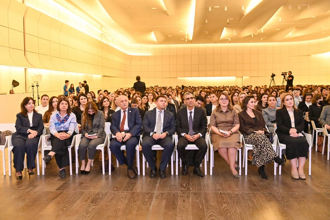 Bakıda professor Ziya Səlcuqun təhsil işçiləri üçün ustad dərsi keçirilib — FOTOLAR