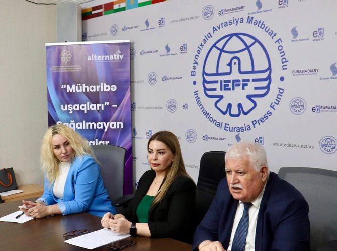 Səssiz tələ sənədli filmi təqdim olunub - FOTOLAR Səssiz tələ sənədli filmi təqdim olunub - FOTOLAR