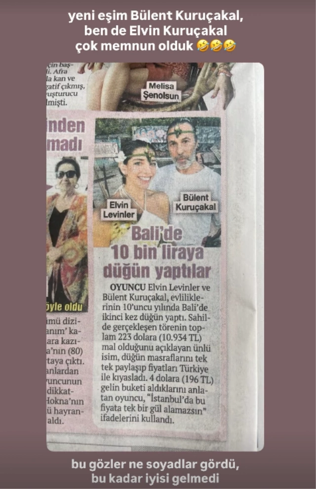 Qəzetin səhvinə belə reaksiya verdi: Yeni həyat yoldaşım...