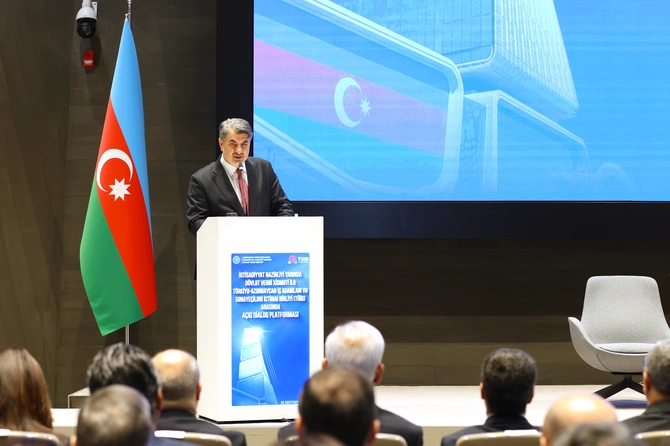 Dövlət Vergi Xidməti ilə TÜİB arasında Açıq Dialoq Platforması keçirildi - FOTOLAR