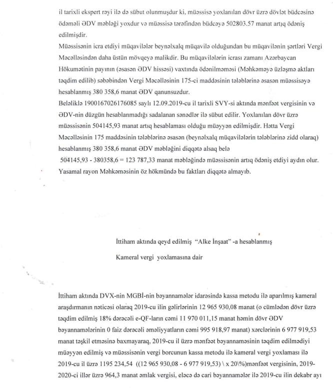 Həbsdə olan iş adamı Süleyman Babayevdən Apellyasiya Məhkəməsinə məktub – Sübutlar nəzərə alınacaqmı? (FOTOLAR)