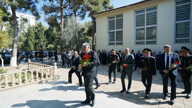 Salyanda 27 Sentyabr – Anım Günü münasibətiləşəhidlərin xatirəsi anıldı - FOTOLAR