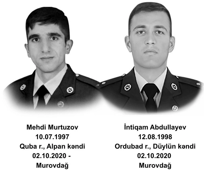 Altı il öncə bu gün – 2 oktyabrda şəhid olmuş qəhrəmanlarımız (FOTOLAR)