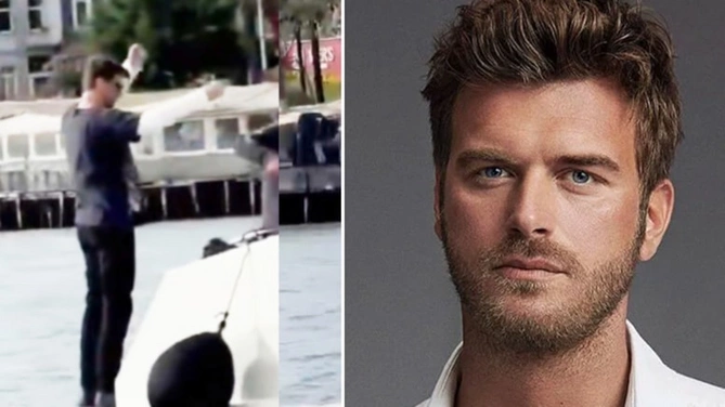 Kıvanç Tatlıtuğ bu dəfə dənizdə balıq tutdu - FOTO
