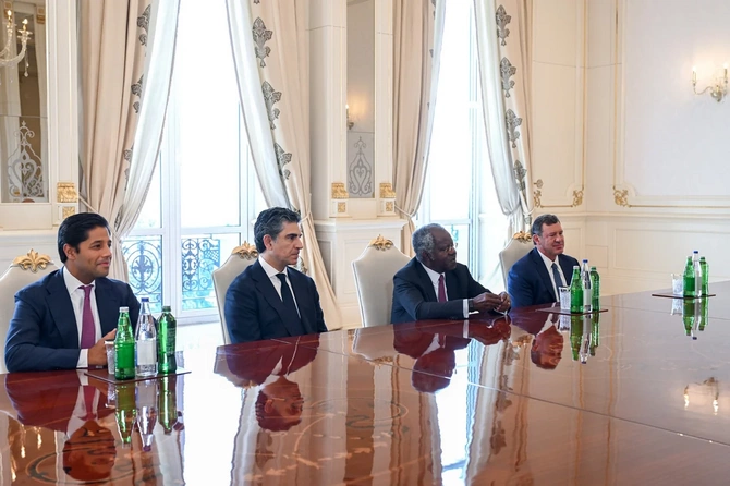 İlham Əliyev Global Infrastructure Partners şirkətinin rəhbərini qəbul edib - FOTOLAR İlham Əliyev Global Infrastructure Partners şirkətinin rəhbərini qəbul edib - FOTOLAR