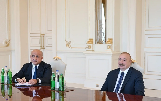 İlham Əliyev Global Infrastructure Partners şirkətinin rəhbərini qəbul edib - FOTOLAR İlham Əliyev Global Infrastructure Partners şirkətinin rəhbərini qəbul edib - FOTOLAR