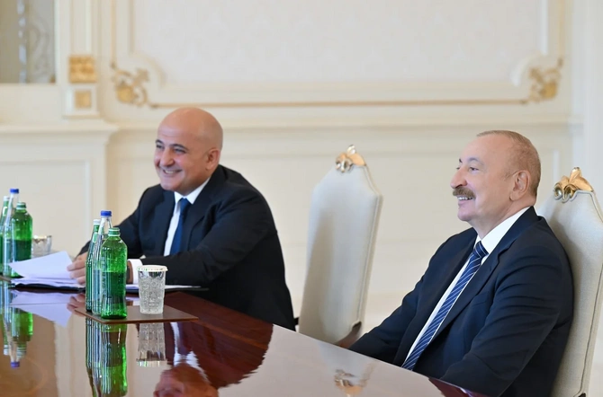 İlham Əliyev Global Infrastructure Partners şirkətinin rəhbərini qəbul edib - FOTOLAR İlham Əliyev Global Infrastructure Partners şirkətinin rəhbərini qəbul edib - FOTOLAR