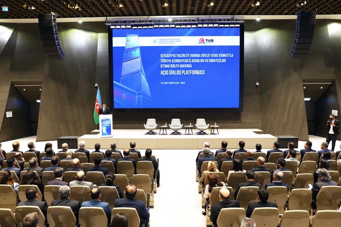 Dövlət Vergi Xidməti ilə TÜİB arasında Açıq Dialoq Platforması keçirildi - FOTOLAR