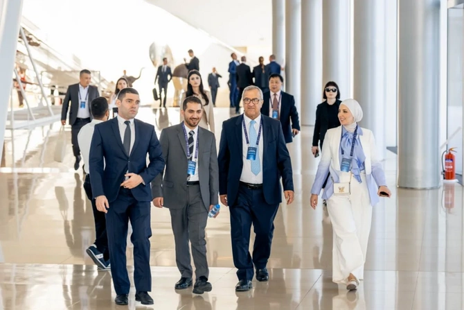 AQEM Media Forumunun iştirakçıları Heydər Əliyev Mərkəzi ilə tanış olublar - FOTOLAR