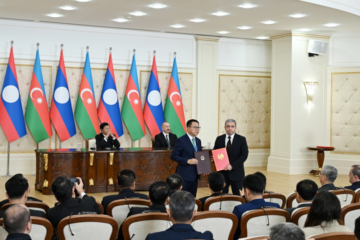 Azərbaycan ilə Laos arasında Birgə Bəyanat qəbul olunub və sənədlər mübadilə edilib