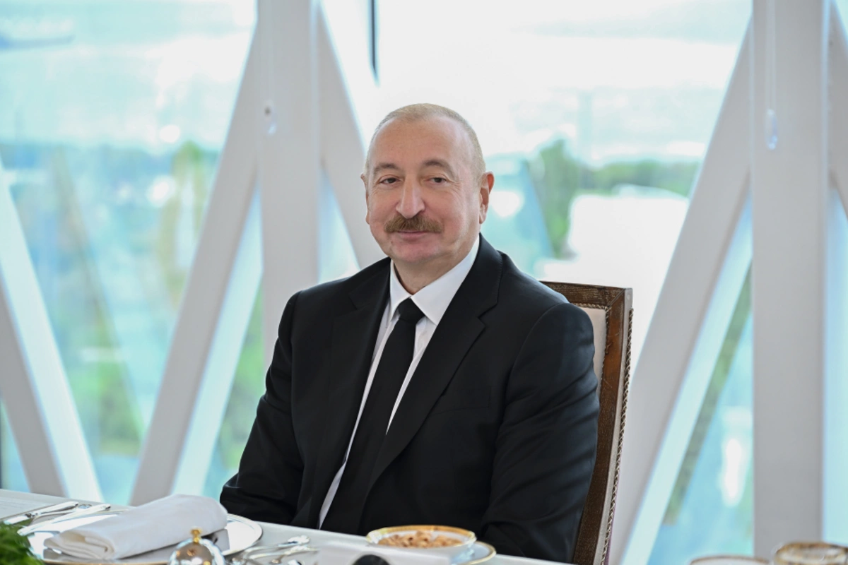 Azərbaycan Prezidenti və Çeçenistan başçısı birgə nahar edib - FOTOLAR
