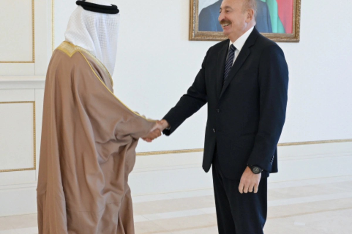 İlham Əliyev Bəhreynin xarici işlər nazirini qəbul edib — FOTOLAR