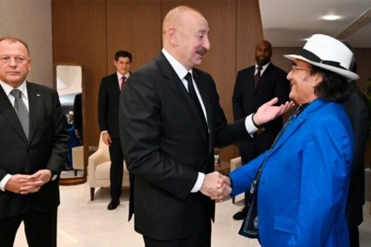 Prezident Bakıda Al Bano ilə görüşdü