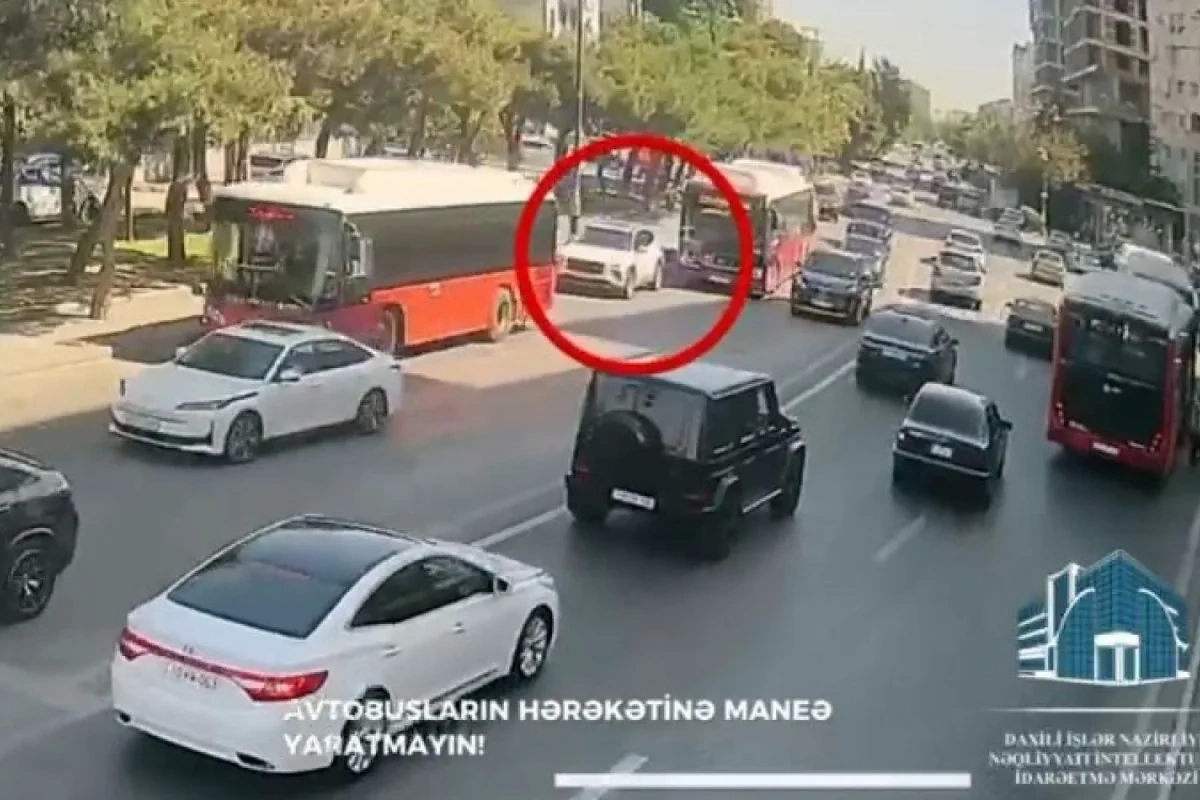 Avtobus zolağına girən sürücülərə DİN-dən XƏBƏRDARLIQ