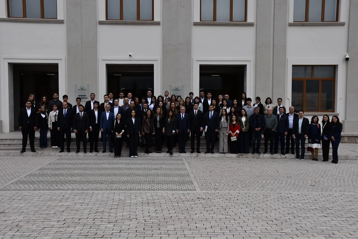 Qarabağ Universitetində yeni təşəbbüslər təqdim edilib - FOTOLAR