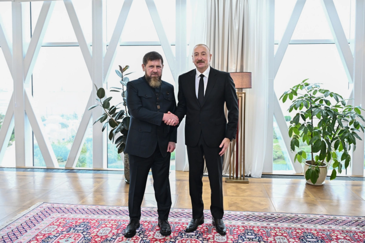 Azərbaycan Prezidenti və Çeçenistan başçısı birgə nahar edib - FOTOLAR
