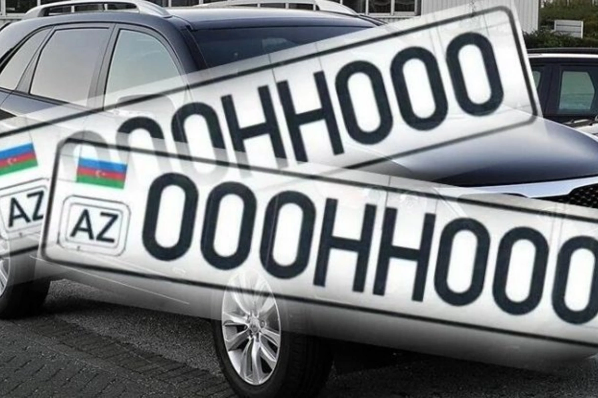 Bu avtomobil nömrəsi 600 min manata satışa qoyuldu