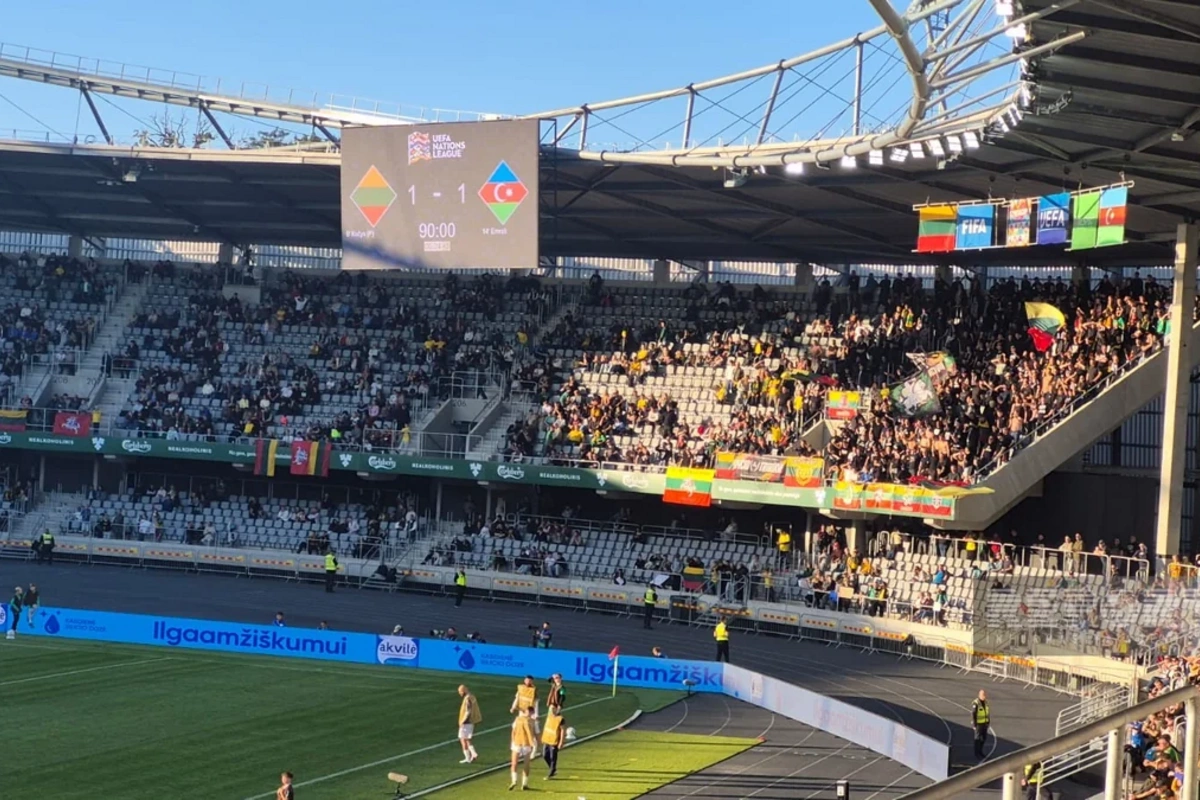 UEFA Millətlər Liqası: Azərbaycan millisi səfərdə Litva ilə heç-heçə edib