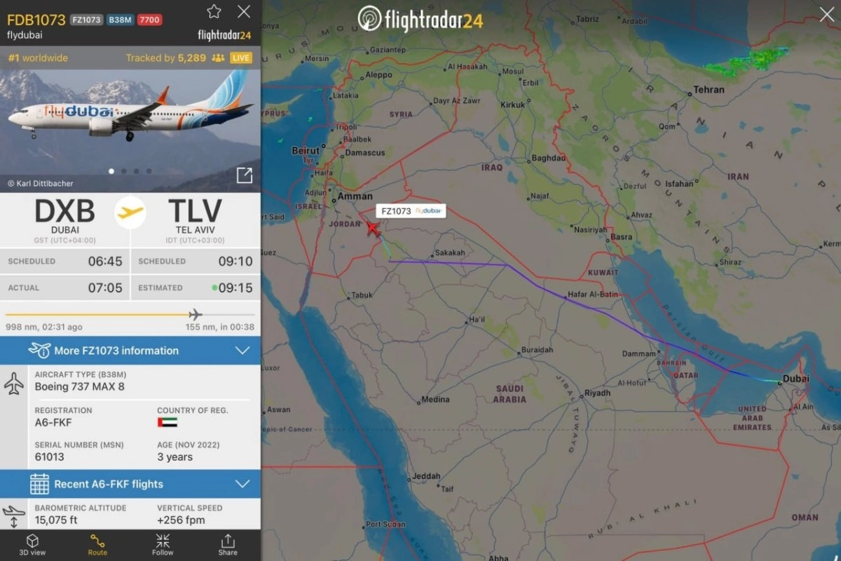 Qaçırıldığı ehtimal edilən Flydubai təyyarəsi Səudiyyə Ərəbistanına eniş etdi - YENİLƏNİB