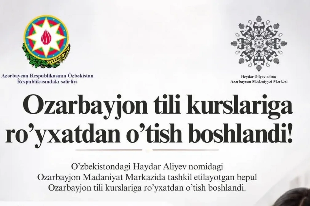 Özbəkistanda Azərbaycan dili kursları fəaliyyətə başlayacaq