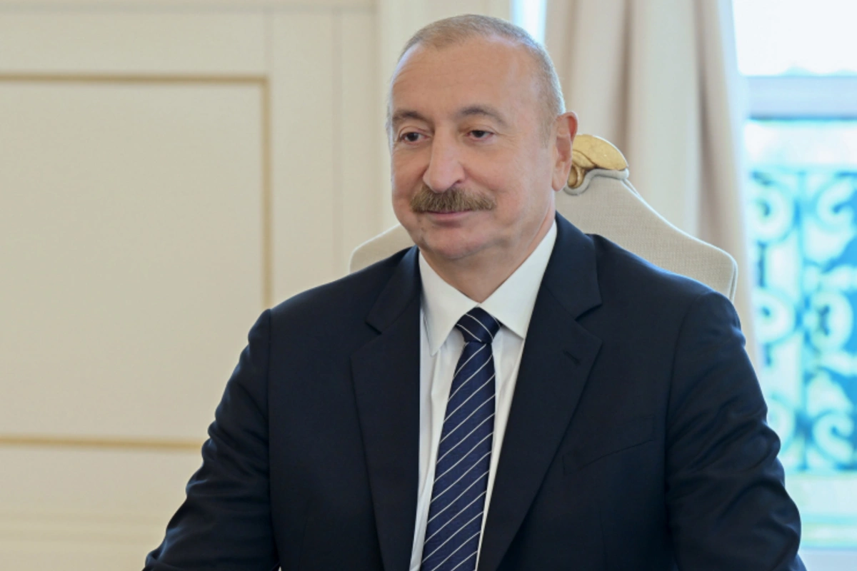 Prezident Vanq Yini qəbul etdi — FOTOLAR