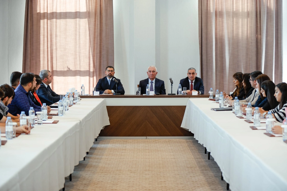 Qarabağ Universitetinin tələbələri ilə Laçında görüş