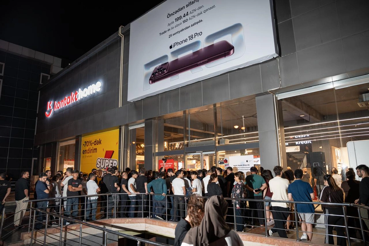 Kontaktda iPhone 18 Pro seriyasına axın: 4-cü il ardıcıl satış rekordu - FOTOLAR