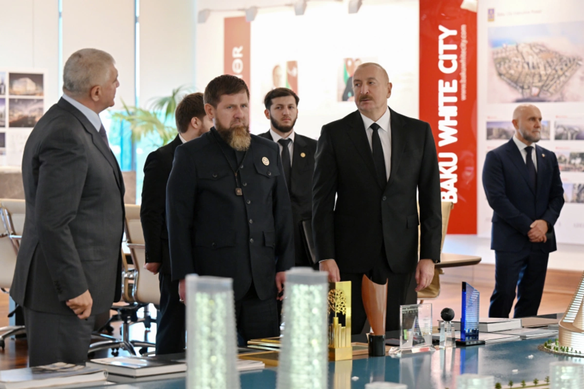 İlham Əliyev və Rusiyanın Çeçenistan Respublikasının başçısı "Bakı Ağ Şəhər"də olublar - FOTOLAR