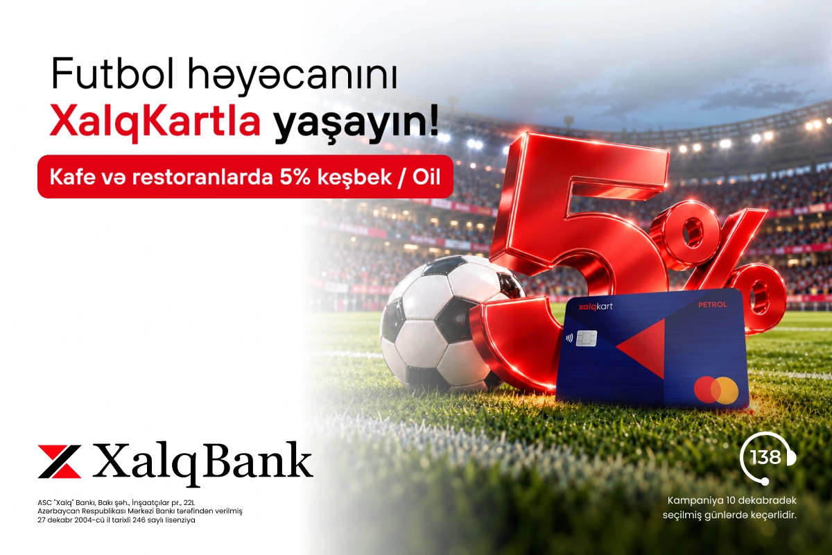 Futbol həyəcanı XalqKartla daha sərfəli