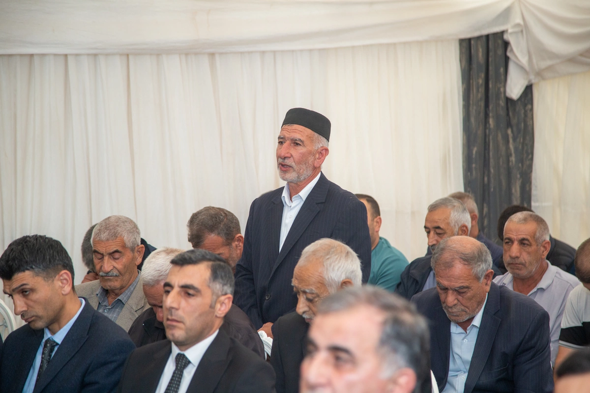 Salyanın Xurşud kəndində sakinlərlə görüş keçirildi — FOTOLAR