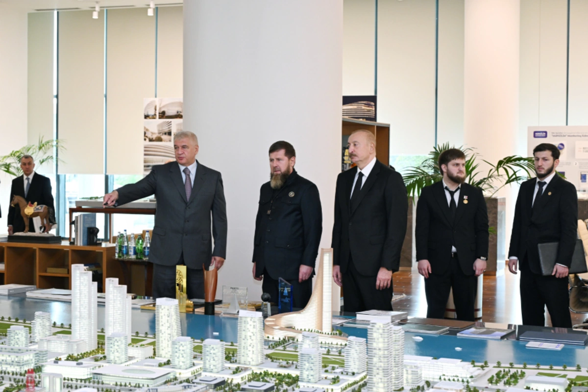İlham Əliyev və Rusiyanın Çeçenistan Respublikasının başçısı "Bakı Ağ Şəhər"də olublar - FOTOLAR