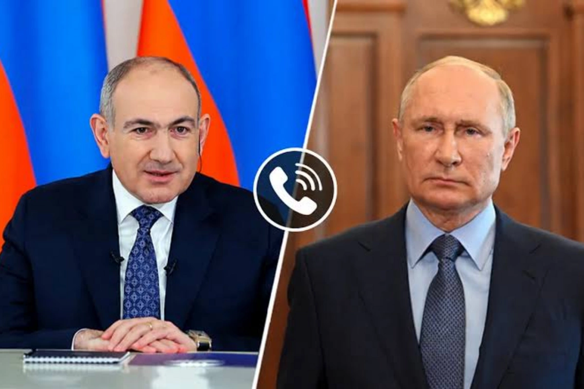 Paşinyan ilə Putin telefonla danışdı