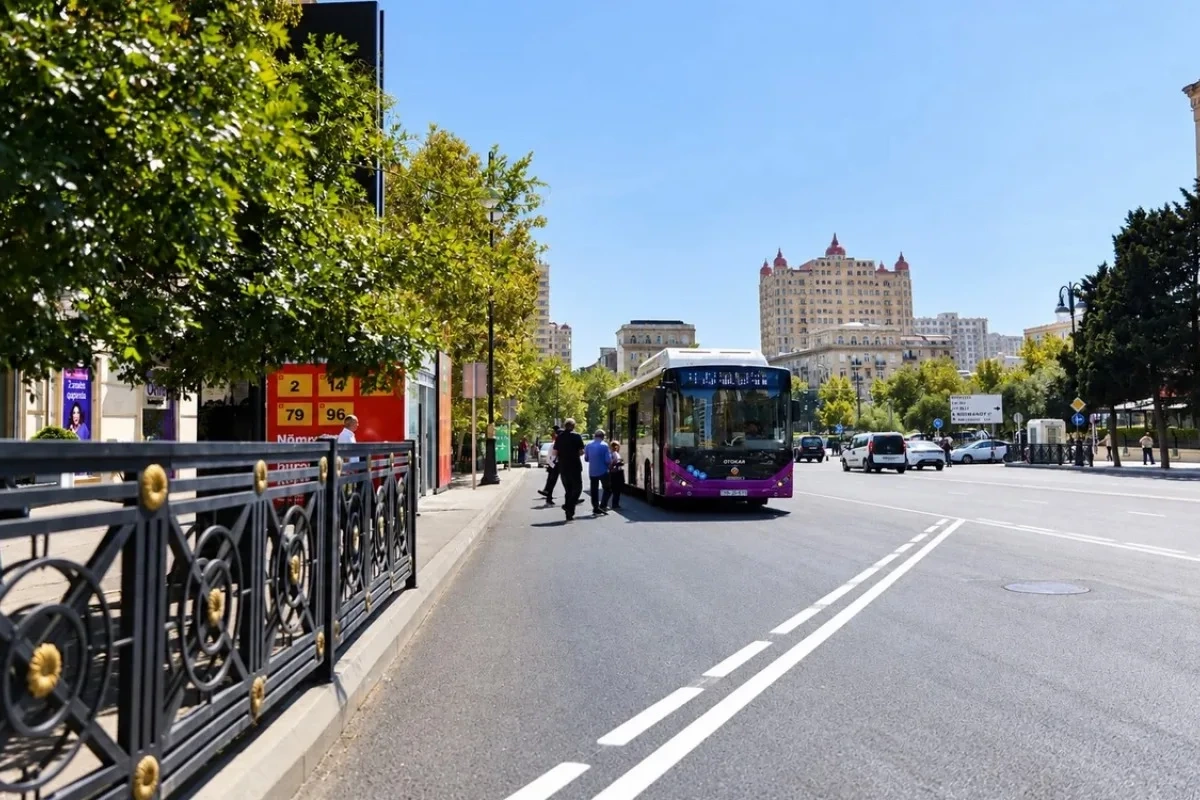 Bakıda yeni avtobus zolağı təşkil edildi