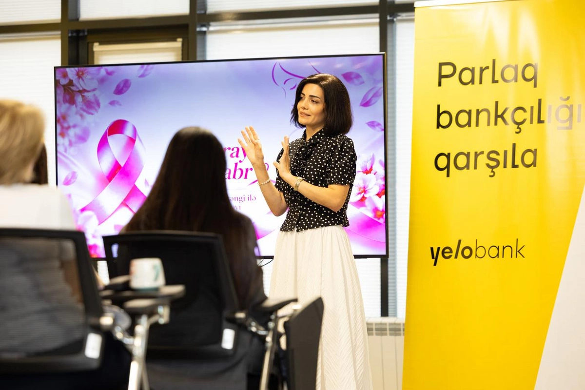 Yelo Bank-da Süd Vəzi Xərçəngi Maarifləndirmə Ayına həsr olunmuş seminar keçirilib - FOTOLAR