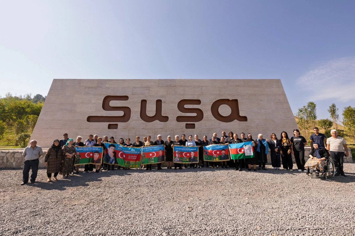 AzerGold QSC şəhid ailələrinin Şuşaya səfərini təşkil edib - FOTOLAR