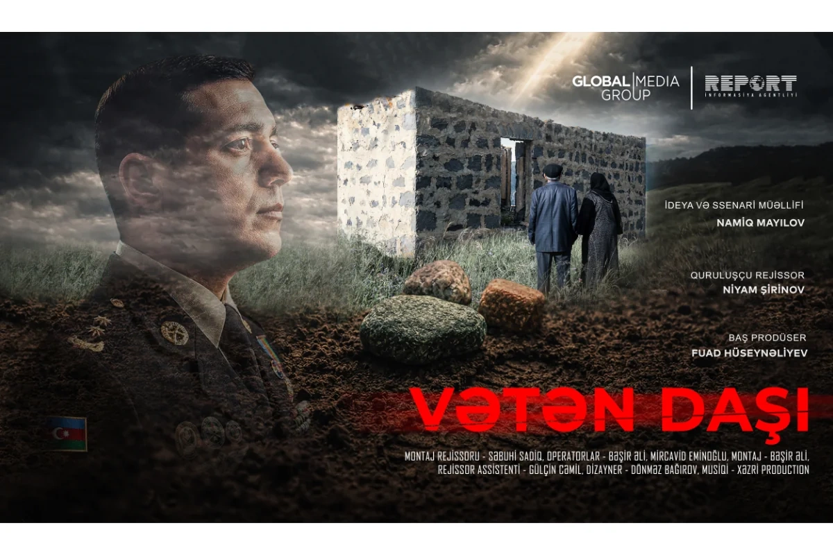 Global Media Group və Report İnformasiya Agentliyi Vətən daşı sənədli filmini təqdim edib - FOTOLAR