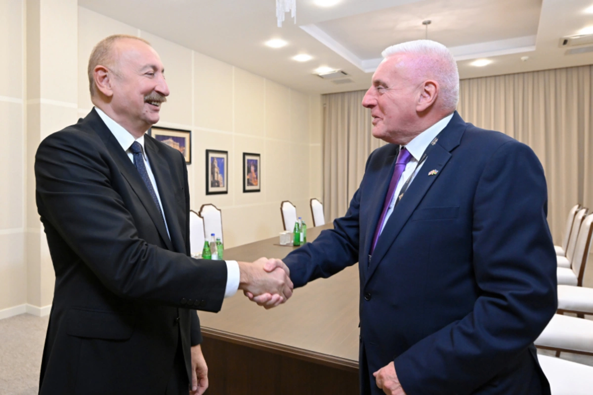 Prezident Birləşmiş Krallığın müdafiə üzrə dövlət nazirini qəbul etdi - FOTOLAR