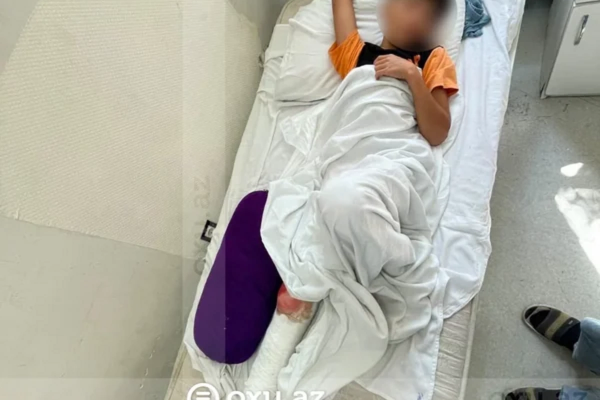 Bakıda VAZ-2107 11 yaşlı uşağı vurub qaçdı, polis yaxaladı - FOTOLAR