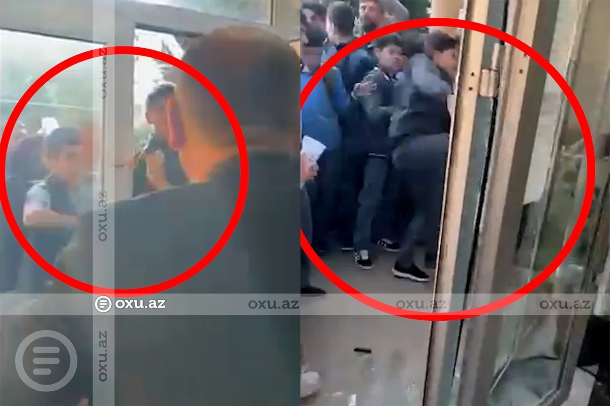 Bakıda məktəbə hücum: Radikalların uşaqlara yüklədiyi aqresiya - VİDEO