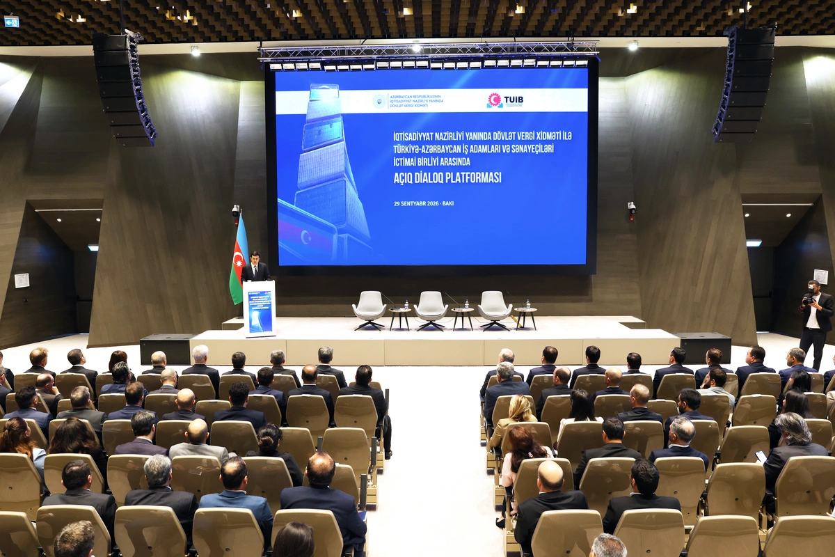 Dövlət Vergi Xidməti ilə TÜİB arasında Açıq Dialoq Platforması keçirildi - FOTOLAR