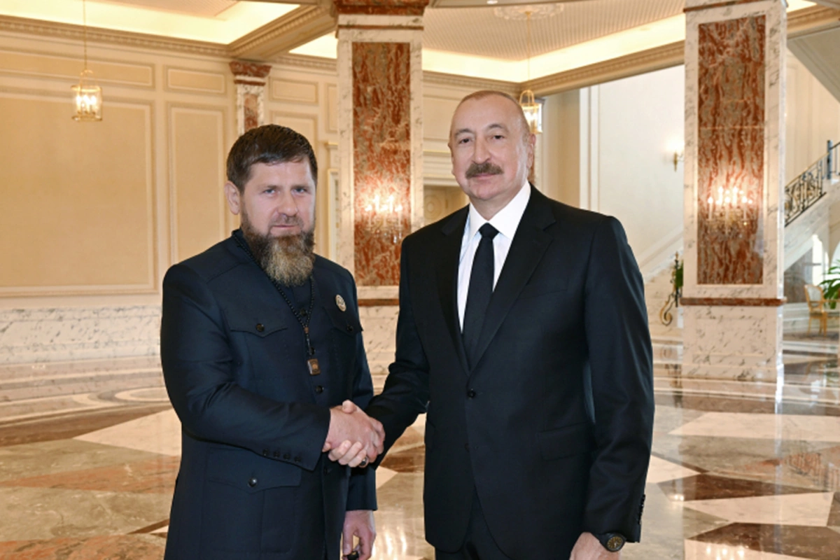 İlham Əliyev Ramzan Kadırovu qəbul etdi - FOTOLAR (YENİLƏNİB)
