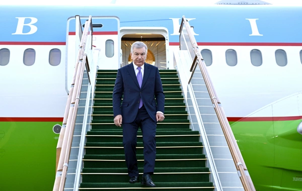 Özbəkistan Prezidenti Azərbaycandadır — FOTOLAR