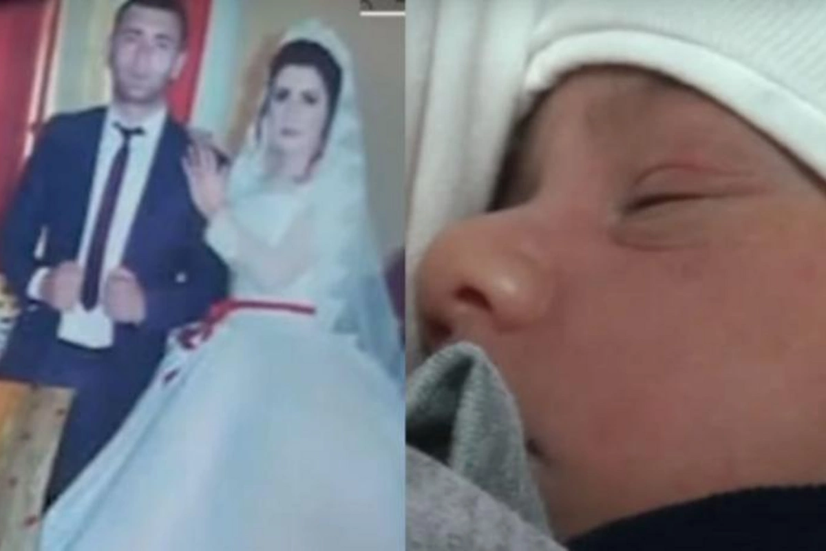 Şəhid baş leytenant ölümündən sonra oğul atası oldu — VİDEO