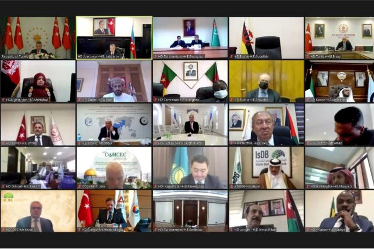 Ərdoğanın sədrliyi ilə COMCEC-in 36-cı sessiyasının açılış oldu — FOTO