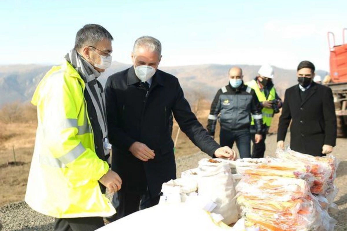 “Çovdar” mədənində ağac əkilib — FOTOLAR