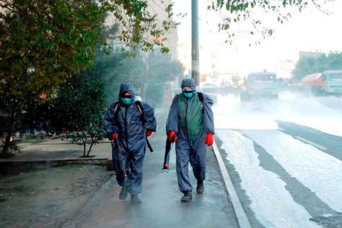 Bakıda 550 küçə dezinfeksiya edildi — FOTO