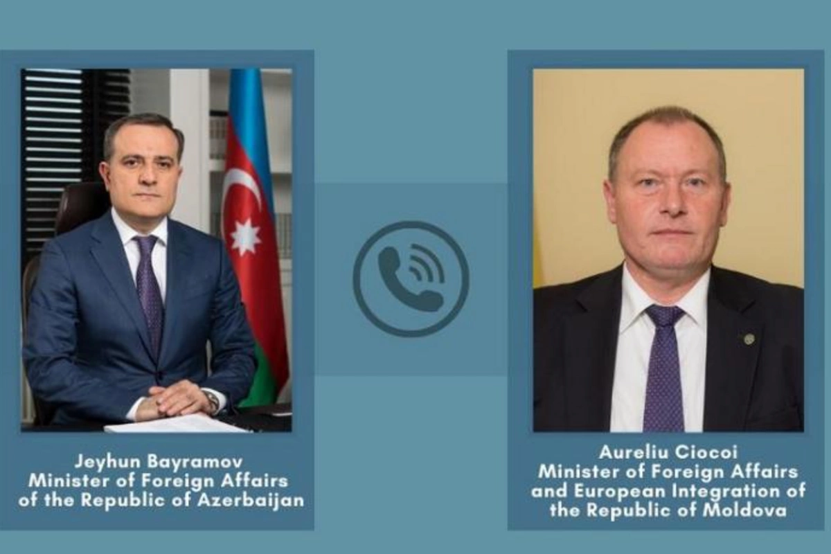 Ceyhun Bayramovun moldovalı həmkarı ilə telefon danışığı olub