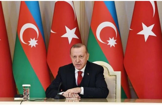 Azərbaycan və Türkiyə prezidentlərinin mətbuata birgə BƏYANATI — FOTO