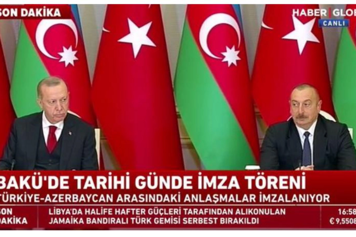 Azərbaycan və Türkiyə arasında sənədlərin imzalanma mərasimi — CANLI YAYIM